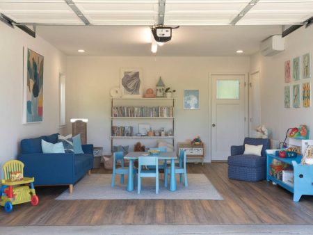 Comment transformer un garage en salle de jeux fonctionnelle et conviviale