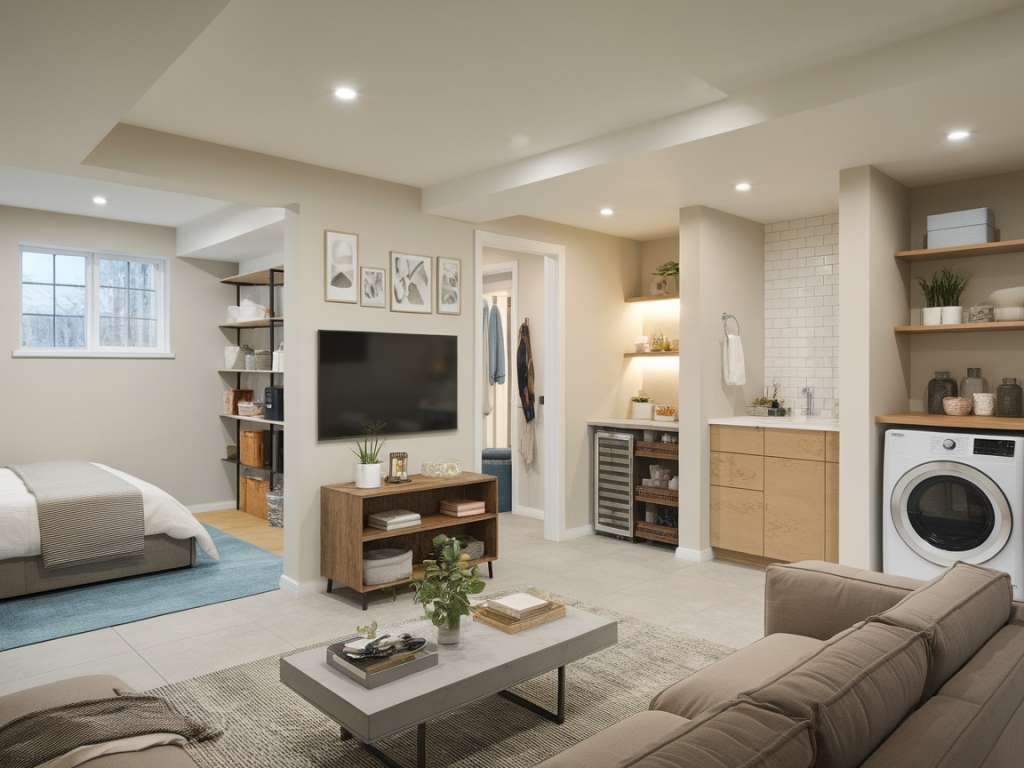 Quelles pièces créer dans un sous-sol : chambres, espace de loisirs, buanderie ou studio