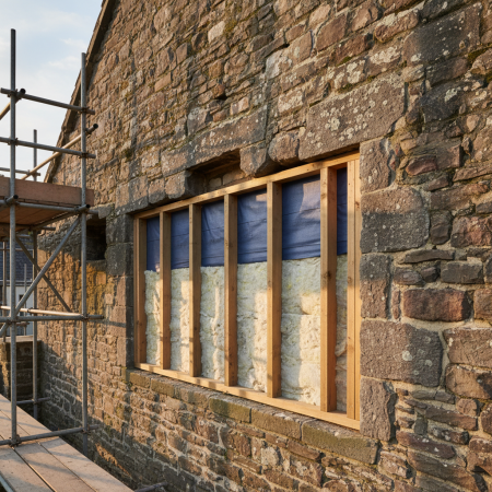 Image pour bâti ancien isolation mur en pierre lame d air