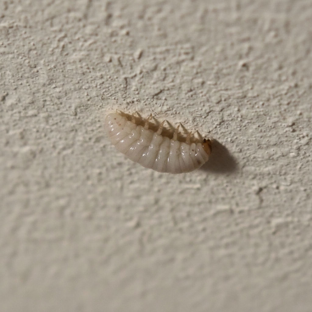 Asticot Blanc au Plafond : Un Signal d’Alerte ? Image pour asticot blanc au plafond