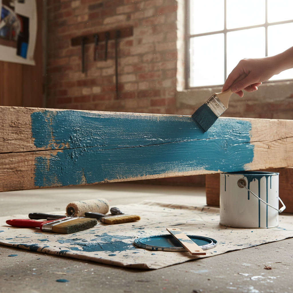 Les Erreurs à Éviter Lors de la Peinture d’une Poutre en Bois Image pour peindre une poutre en bois