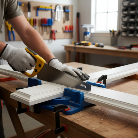 Image pour couper plinthe sans scie onglet