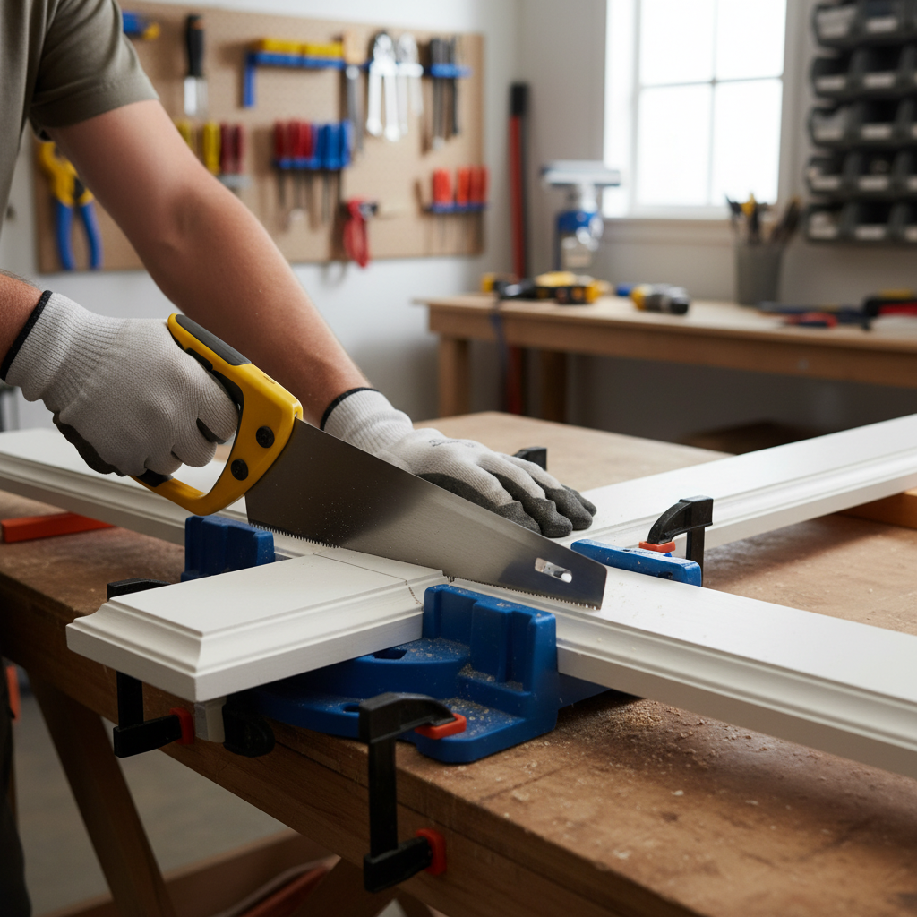 Couper des plinthes sans scie à onglet : astuces et techniques pratiques Image pour couper plinthe sans scie onglet