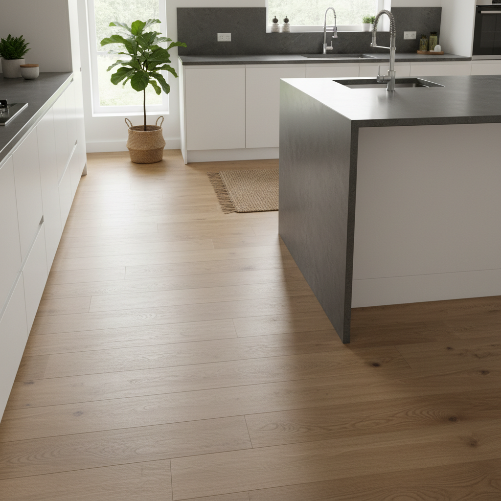 Transformez Votre Cuisine: Le Sol Stratifié comme Élément de Design Image pour stratifié sol cuisine