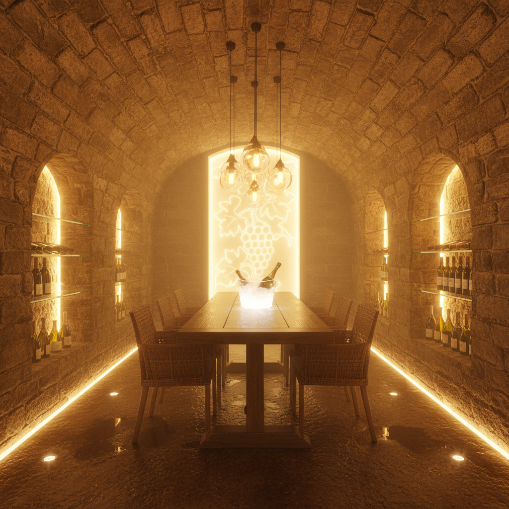 Transformer une Cave en Espace Lumineux : Conseils de Décoration Image pour décoration cave lumineuse