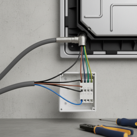 Image pour branchement plaque induction 6 fils