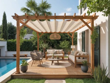 Rideaux pour pergola bioclimatique : idées, matériaux et astuces pour un ombrage élégant