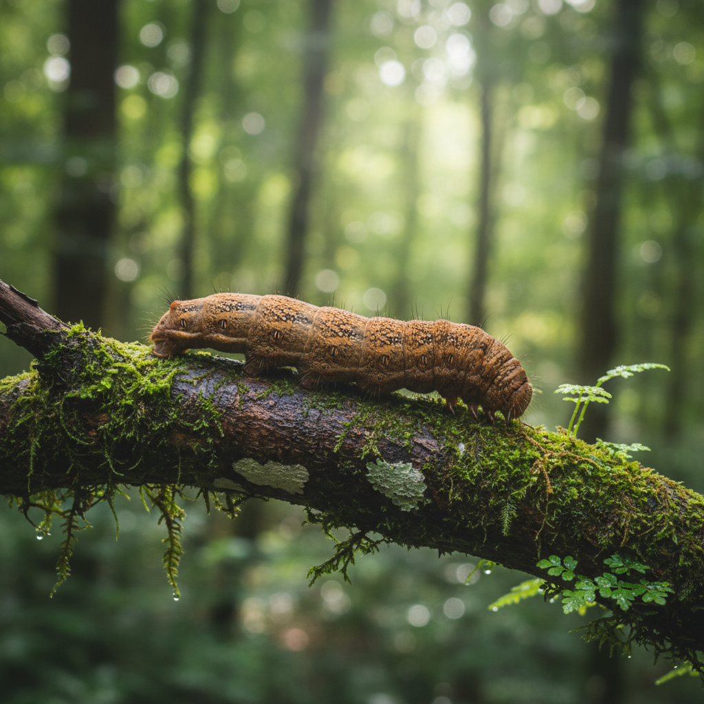 Identifier une grosse chenille marron en 5 questions : mini-diagnostic visuel Image pour grosse chenille marron