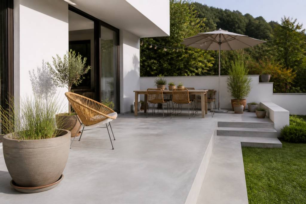 Aménager une terrasse béton : idées, matériaux et conseils pratiques Aménager une terrasse béton : idées, matériaux et conseils pratiques