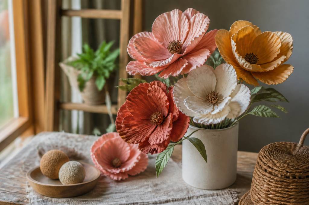 Fleur en papier mâché : idées déco et tutoriel DIY pour créer des fleurs uniques Fleur en papier mâché : idées déco et tutoriel DIY pour créer des fleurs uniques
